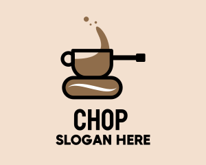 Espresso - Coffee Cup Tank logo design