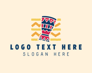 Instrument - Musical African Drum logo design