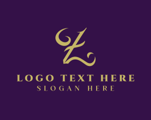 Stylish - Gold Boutique Letter Z logo design