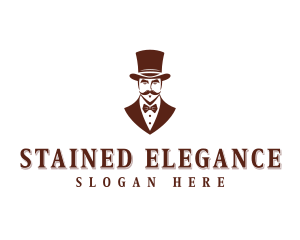 Stylish Gentleman Barber Logo