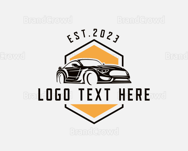 Sports Car Drag Racing Logo