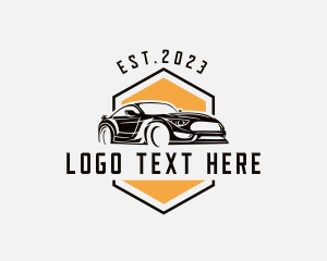 Badge - Sports Car Drag Racing logo design