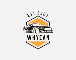 Motorsport - Sports Car Drag Racing logo design