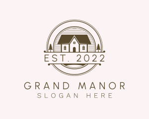 Mansion - Mansion Residence Badge logo design