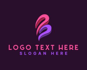 Company - Creative 3D Letter B logo design