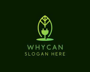 Sustainable Plug Leaf Logo