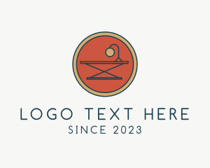 Working - Office Table Furniture logo design