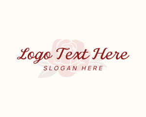 Delicate - Rose Floral Boutique logo design