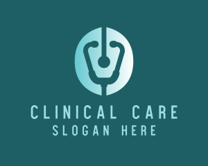 Clinical - Health Stethoscope Doctor logo design