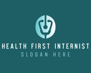 Health Stethoscope Doctor logo design