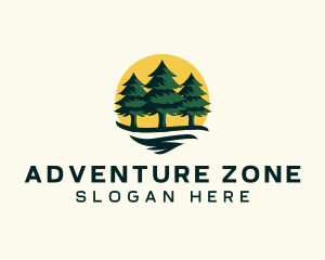 Pine Tree Forest logo design