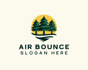 Pine Tree Forest logo design