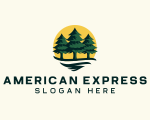 Pine Tree Forest logo design