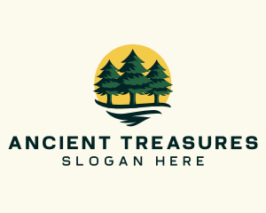 Pine Tree Forest logo design