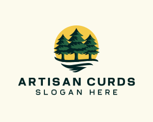 Pine Tree Forest logo design