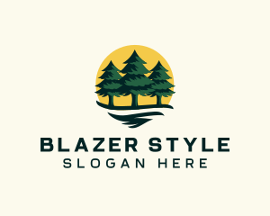 Pine Tree Forest logo design