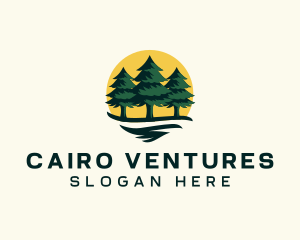 Pine Tree Forest logo design