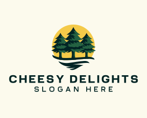 Pine Tree Forest logo design