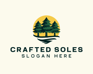 Pine Tree Forest logo design