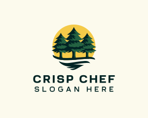 Pine Tree Forest logo design