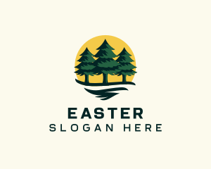 Pine Tree - Pine Tree Forest logo design