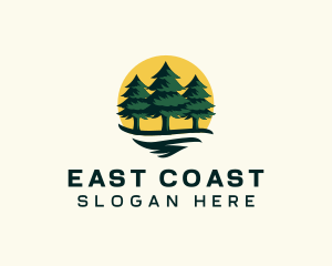 Pine Tree Forest logo design