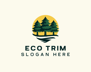 Pine Tree Forest logo design