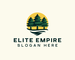 Pine Tree Forest logo design