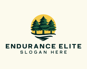 Pine Tree Forest logo design