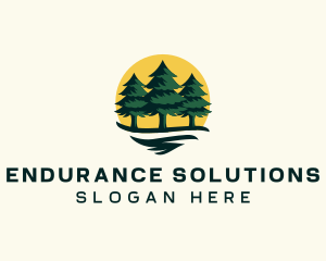 Pine Tree Forest logo design