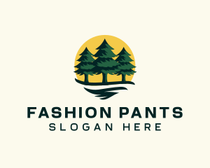 Pine Tree Forest logo design