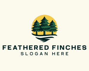 Pine Tree Forest logo design