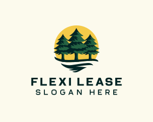 Pine Tree Forest logo design