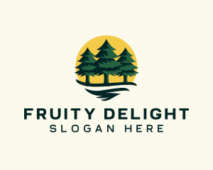 Pine Tree Forest logo design