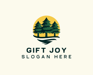 Pine Tree Forest logo design