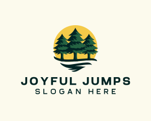 Pine Tree Forest logo design