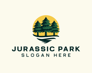 Pine Tree Forest logo design