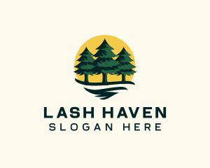 Pine Tree Forest logo design