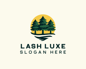 Pine Tree Forest logo design