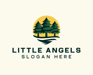 Pine Tree Forest logo design