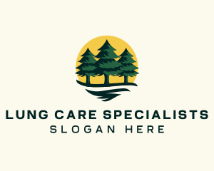 Pine Tree Forest logo design