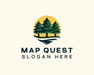 Pine Tree Forest logo design