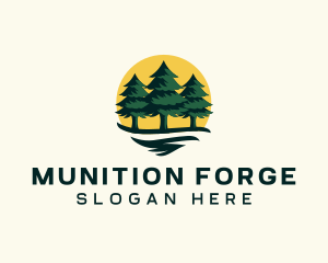 Pine Tree Forest logo design