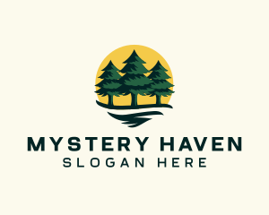 Pine Tree Forest logo design