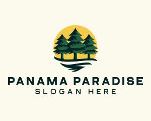 Pine Tree Forest logo design