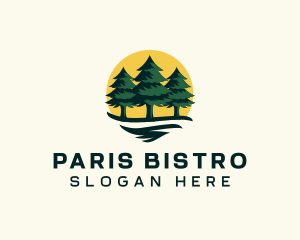 Pine Tree Forest logo design