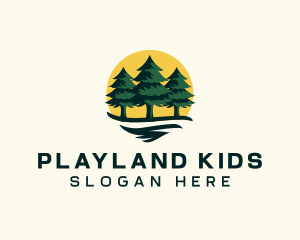 Pine Tree Forest logo design