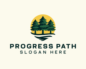 Pine Tree Forest logo design