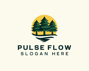 Pine Tree Forest logo design