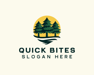 Pine Tree Forest logo design